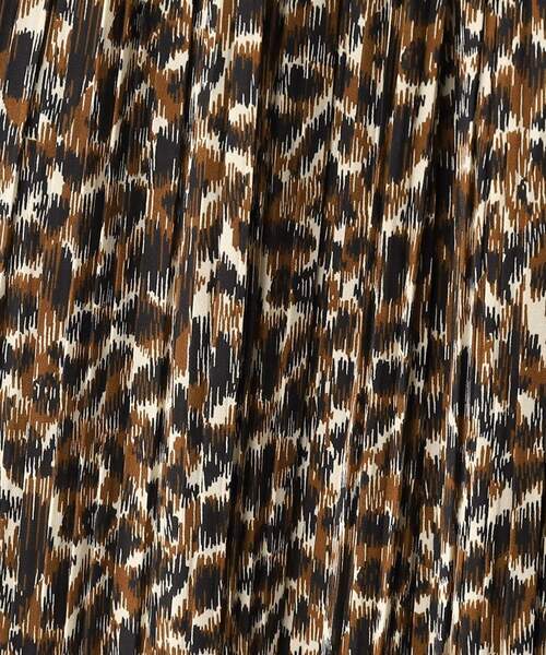 OPAQUE.CLIP（オペークドットクリップ）の「◆レオパードプリント プリーツフレアスカート（スカート・レディース・ブラウン系1/ブラウン系その他2・38/42/40/36）」の20枚目の写真