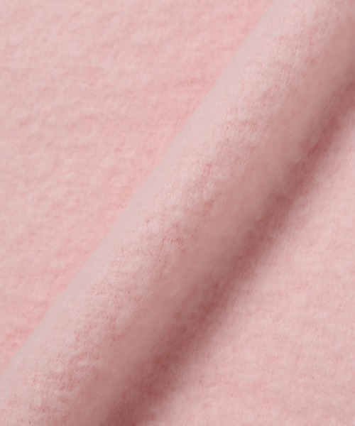 VIS(ビス)の「リサイクルポリふわふわ太フリンジマフラー(マフラー・レディース・ブラック/ライトグレー/キナリ/ブラウン系その他3/ピンク/イエロー・FREE)」の16枚目の写真