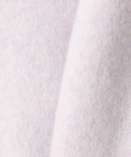 ITS'DEMO（イッツデモ）の「【程よい厚み/柔らかタッチ】サイドスリットプルオーバー（ニット/セーター・レディース・オフホワイト/ブルー/レッド系1/ライトパープル・00）」の17枚目の写真