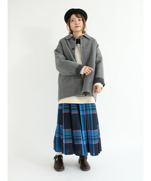 Samansa Mos2（サマンサ モスモス）の「【KELTY×SamansaMos2】バーズアイクルーネックニット（ニット/セーター・レディース・クリーム/グリーン/オレンジ/ブラック・ﾌﾘ-）」の14枚目の写真