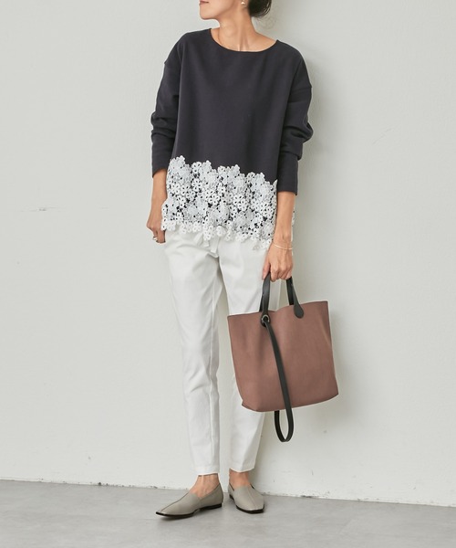 BEARDSLEY（ビアズリー）の「【Colorer./クロレ】びっくりな軽さスエードライクトートバッグ（ショルダーバッグ・レディース・モカ/ベージュ・FREE）」の12枚目の写真