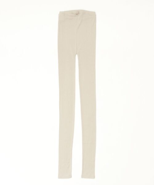 MARGARET HOWELL(マーガレットハウエル)の「COTTON CASHMERE LEGGINGS(タイツ/ストッキング・レディース・ライトグレー/グリーン・FREE)」の3枚目の写真