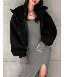 ENVYM | クロップドボアＪＫ(その他アウター)