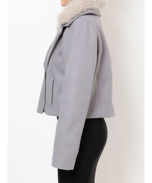 RESEXXY（リゼクシー）の「ポイントファージャケット（その他アウター・レディース・ベージュ/ブラック/ブルー・FREE）」の13枚目の写真