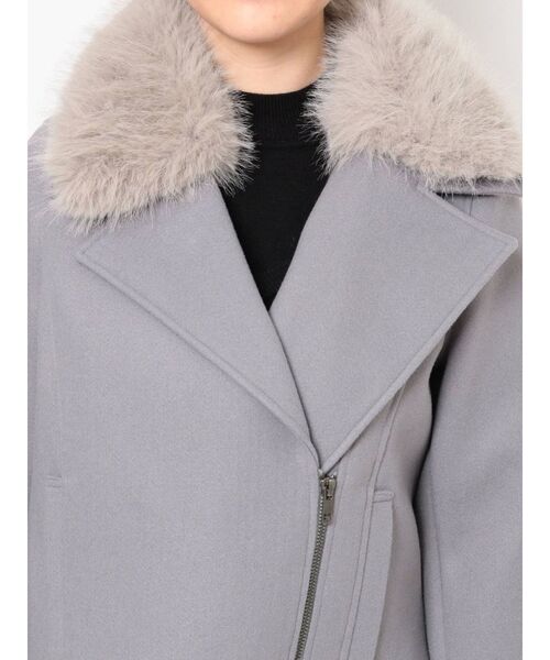 RESEXXY（リゼクシー）の「ポイントファージャケット（その他アウター・レディース・ベージュ/ブラック/ブルー・FREE）」の15枚目の写真