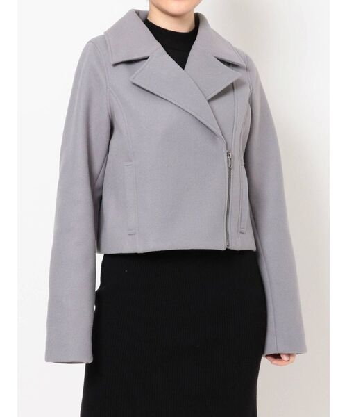 RESEXXY（リゼクシー）の「ポイントファージャケット（その他アウター・レディース・ベージュ/ブラック/ブルー・FREE）」の19枚目の写真