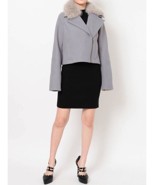 RESEXXY（リゼクシー）の「ポイントファージャケット（その他アウター・レディース・ベージュ/ブラック/ブルー・FREE）」の20枚目の写真