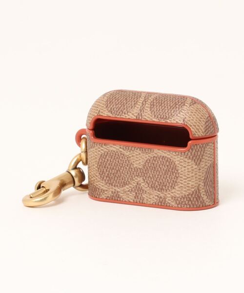 COACH(コーチ)の「AirPods Pro ケース シグネチャー キャンバス(ヘッドフォン/イヤホン・レディース・ベージュ系その他・ONE)」の4枚目の写真