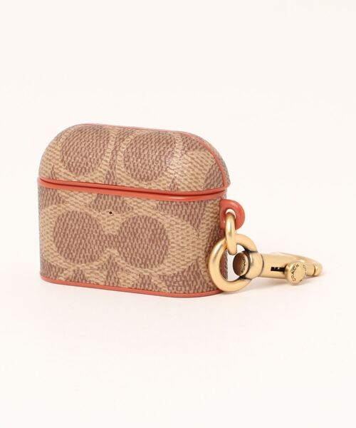 COACH(コーチ)の「AirPods Pro ケース シグネチャー キャンバス(ヘッドフォン/イヤホン・レディース・ベージュ系その他・ONE)」の3枚目の写真