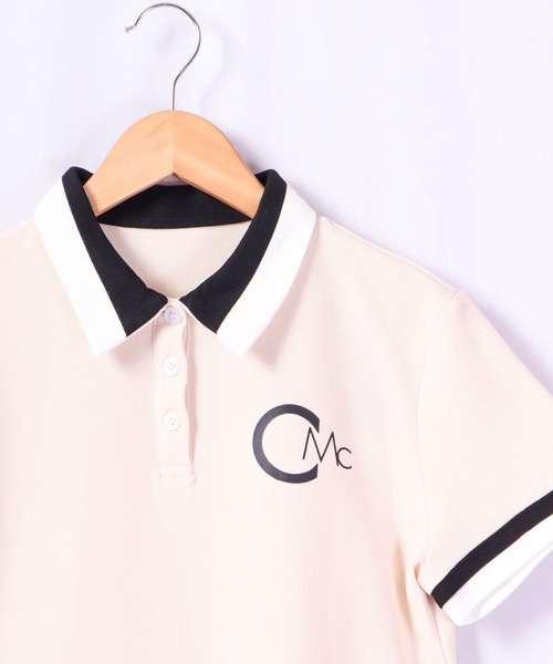CECIL McBEE(セシルマクビー)の「CECIL McBEE green ライン&バイカラーポロシャツSS GOLF(ポロシャツ・レディース・ベージュ/ベージュ系その他/ピンク/ピンク系その他・1/2)」の21枚目の写真