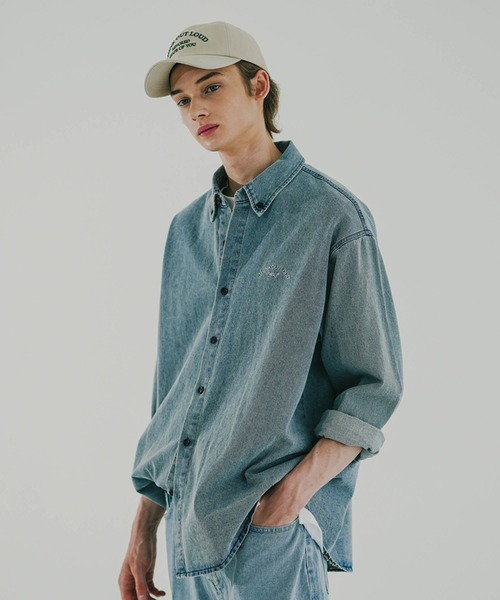 WV PROJECT(ダブリューブイプロジェクト)の「【WV PROJECT】Loud Denim Shirts / MJLS7611(シャツ/ブラウス・メンズ・ブルー/ブルー系・M/L)」の22枚目の写真