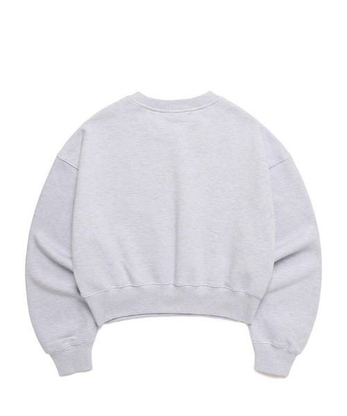 CLOTTY（クロッティ）の「A'GEM/9 × .kom『CLOTTY/クロッティ』UNIVERSE LOGO CROPPED SWEAT-SHIRT/ユニバースロゴ クロップド丈  スウェットシャツ（スウェット・レディース・ブルー/グリーン・FREE）」の8枚目の写真