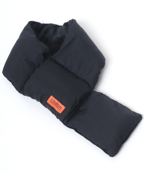 UNIVERSAL OVERALL（ユニバーサルオーバーオール）の「UNIVERSAL OVERALL/ユニバーサルオーバーオール ナイロンタフタ 中綿 差し込みマフラー/ネックウォーマー/ダウンマフラー（マフラー・メンズ・ブラック/ダークグリーン/ベージュ/ダークブラウン・FREE）」の6枚目の写真