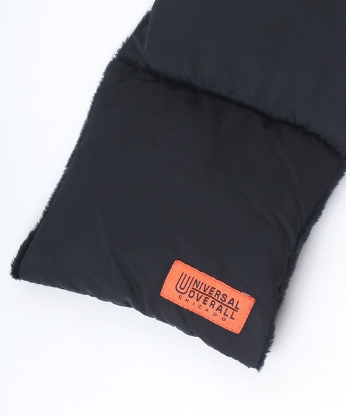 UNIVERSAL OVERALL（ユニバーサルオーバーオール）の「UNIVERSAL OVERALL/ユニバーサルオーバーオール ナイロンタフタ 中綿 差し込みマフラー/ネックウォーマー/ダウンマフラー（マフラー・メンズ・ブラック/ダークグリーン/ベージュ/ダークブラウン・FREE）」の9枚目の写真