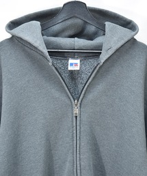 VINTAGE | 【ヴィンテージ古着】90s RUSSELL ATHLETIC/ラッセル アスレチック 無地 フルジップパーカー USA製(パーカー)