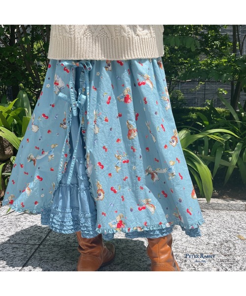 PINK HOUSE　新品　 スィーツとうさぎスカート PINK HOUSE（ピンクハウス）の「PETER RABBIT(TM)SKIRT