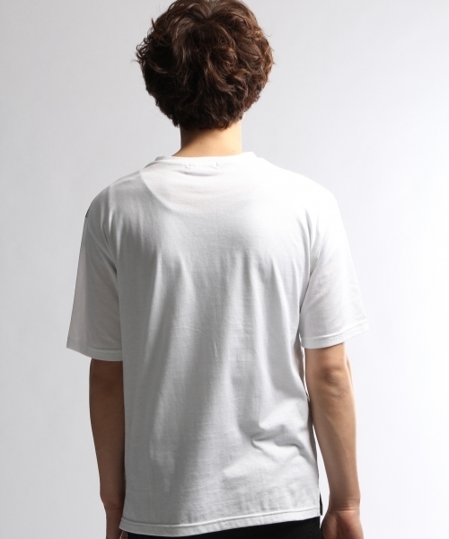 HARE(ハレ)の「フハクキリカエカットソー(HARE)(Tシャツ/カットソー・メンズ・オフホワイト/グレー/ネイビー/ホワイト/ブラック・MEDIUM/SMALL)」の13枚目の写真