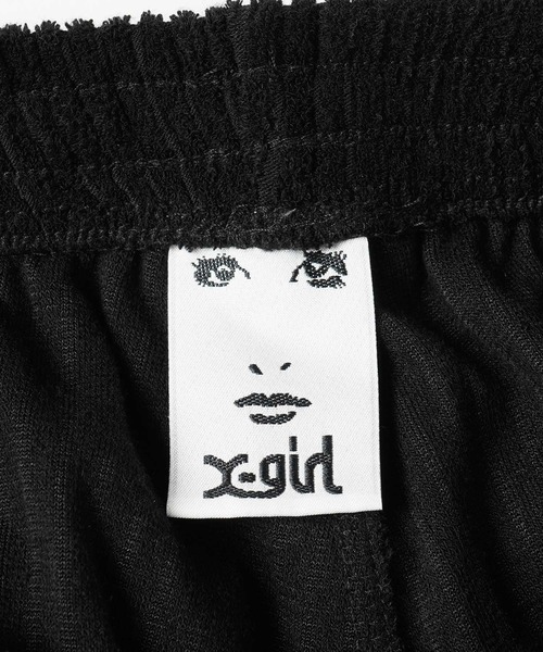 X-girl（エックスガール）の「EASY SHORT PANTS（その他パンツ・レディース・アッシュ/ブラック/ホワイト・S/M）」の12枚目の写真