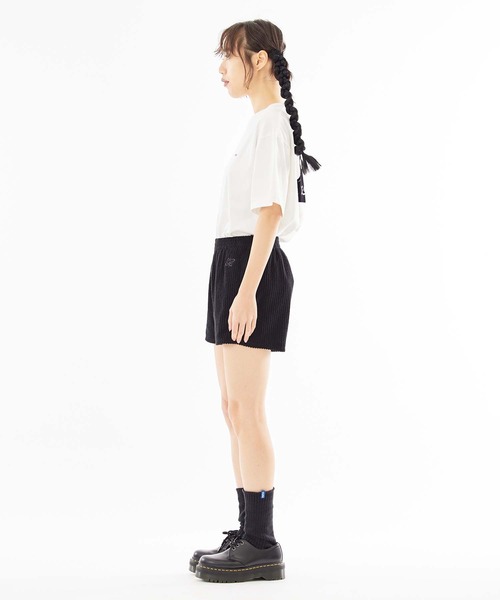 X-girl（エックスガール）の「EASY SHORT PANTS（その他パンツ・レディース・アッシュ/ブラック/ホワイト・S/M）」の15枚目の写真