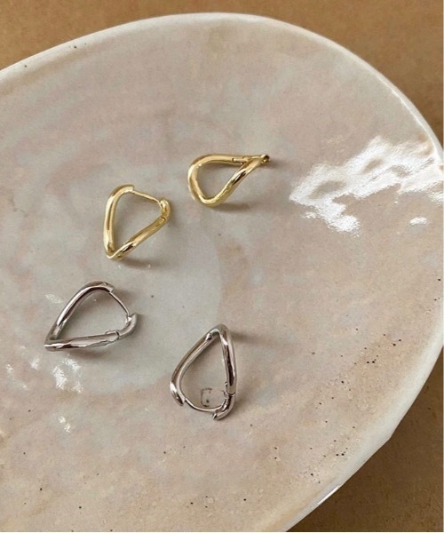 Burner(バーナー)の「【OKUOKU 0909】 ニュアンスメタルピアス oku-pierce-670512312280-349 I(ピアス(両耳用)・レディース・A/B・FREE)」の4枚目の写真