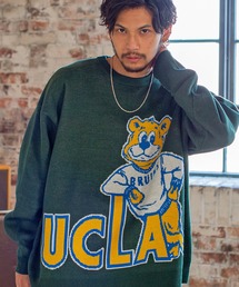 UCLA | 『UCLA/ユーシーエルエー』ベアー柄オーバーサイズクルーネックニット(ニット/セーター)