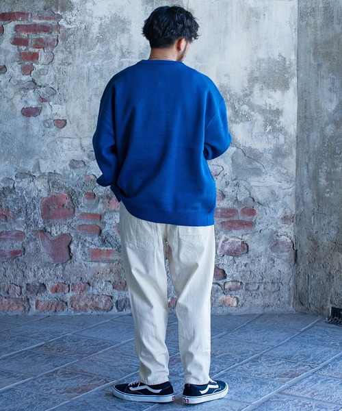 UCLA（ユーシーエルエー）の「『UCLA/ユーシーエルエー』ベアー柄オーバーサイズクルーネックニット（ニット/セーター・メンズ・グリーン/オフホワイト/ブルー/ネイビー・L/M）」の12枚目の写真