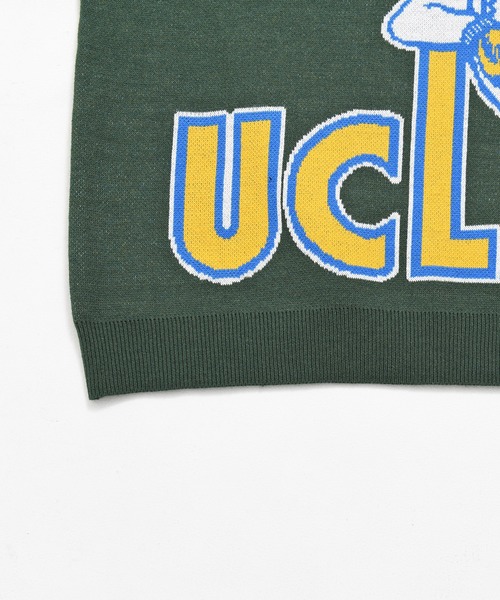UCLA（ユーシーエルエー）の「『UCLA/ユーシーエルエー』ベアー柄オーバーサイズクルーネックニット（ニット/セーター・メンズ・グリーン/オフホワイト/ブルー/ネイビー・L/M）」の15枚目の写真