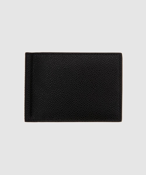 MONEY CLIP WALLET IN PEBBLE GRAIN LEATHER