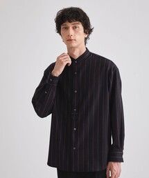UNITED TOKYO | ブークレストライプバンドカラーシャツ(シャツ/ブラウス)