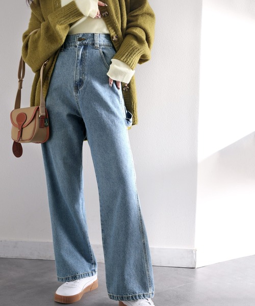 Java（ジャバ）の「《JaVa ジャバ別注》メンズライクペインターパンツ（デニムパンツ・メンズ・ブラック系その他/ワンウォッシュ/ライトブルー/ベージュ/ナチュラル/ブラック系その他2・LARGE/MEDIUM/X-LARGE）」の9枚目の写真