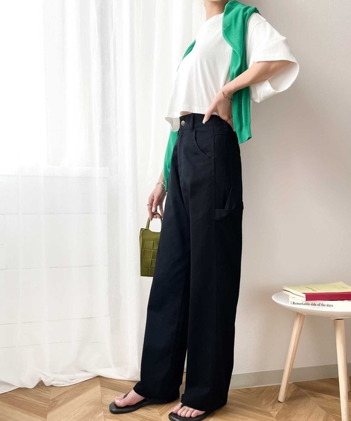 Java（ジャバ）の「《JaVa ジャバ別注》メンズライクペインターパンツ（デニムパンツ・メンズ・ブラック系その他/ワンウォッシュ/ライトブルー/ベージュ/ナチュラル/ブラック系その他2・LARGE/MEDIUM/X-LARGE）」の11枚目の写真