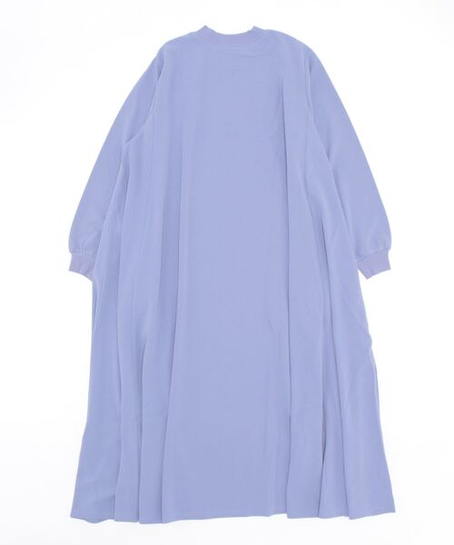 No one knows（ノーワンノーズ）の「Aラインきれいめ大人長袖ワンピース（ワンピース・レディース・クリーム/ブルー/ブラック/オリーブ/スモークピンク/ダークブラウン・M-L）」の13枚目の写真