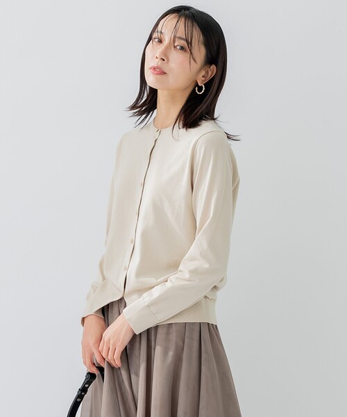 ✨美品✨23区 洗えるプレミアムコットンカーディガン 38 アンサンブル対応 23区 S（ニジュウサンクチイサイサイズ）の「【アンサンブル対応