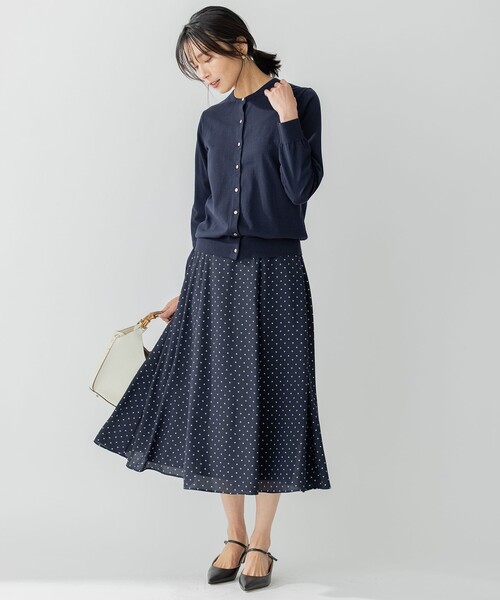 ✨美品✨23区 洗えるプレミアムコットンカーディガン 38 アンサンブル対応 23区 S（ニジュウサンクチイサイサイズ）の「【アンサンブル対応