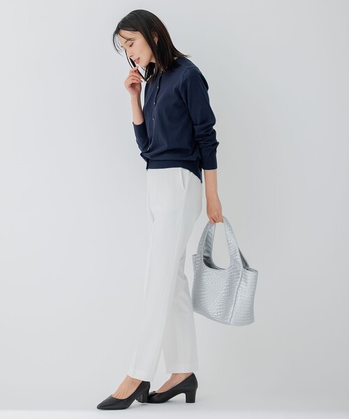 ✨美品✨23区 洗えるプレミアムコットンカーディガン 38 アンサンブル対応 23区 S（ニジュウサンクチイサイサイズ）の「【アンサンブル対応