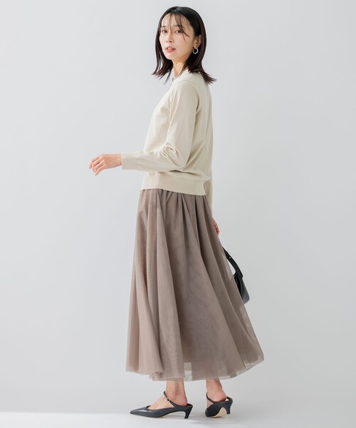 ✨美品✨23区 洗えるプレミアムコットンカーディガン 38 アンサンブル対応 23区 S（ニジュウサンクチイサイサイズ）の「【アンサンブル対応