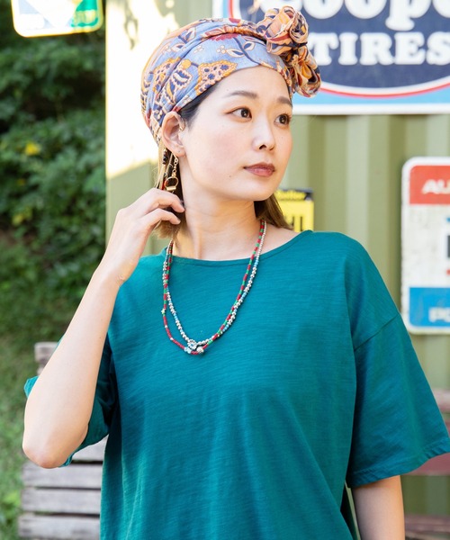 チャイハネ（チャイハネ）の「【チャイハネ】ビリーズMEN'Sネックレス（ネックレス・メンズ・ブルー/ターコイズブルー/マルチ/ホワイト系その他/レッド/ブラックミックス・FREE）」の10枚目の写真