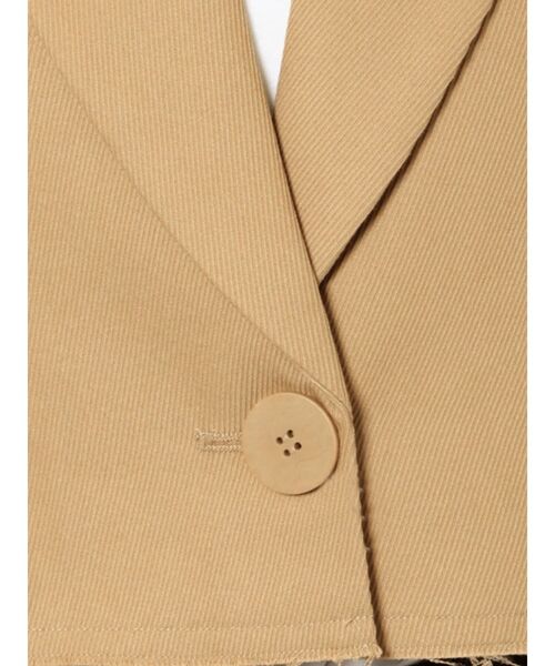 EMODA（エモダ）の「ショートケルシージャケット（テーラードジャケット・レディース・ベージュ/ブラック/グレー・FREE）」の22枚目の写真