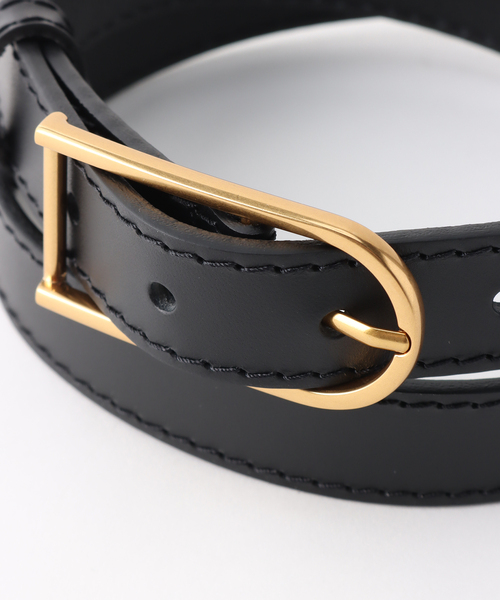 MAISON BOINET/メゾンボワネ】レザーベルト 25mm