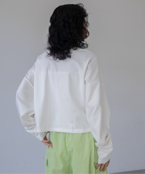 VACANCY（ヴァカンシー）の「マルチウェイコルセットTシャツ（Tシャツ/カットソー・レディース・ホワイト/ブラック/ブルー・FREE）」の8枚目の写真