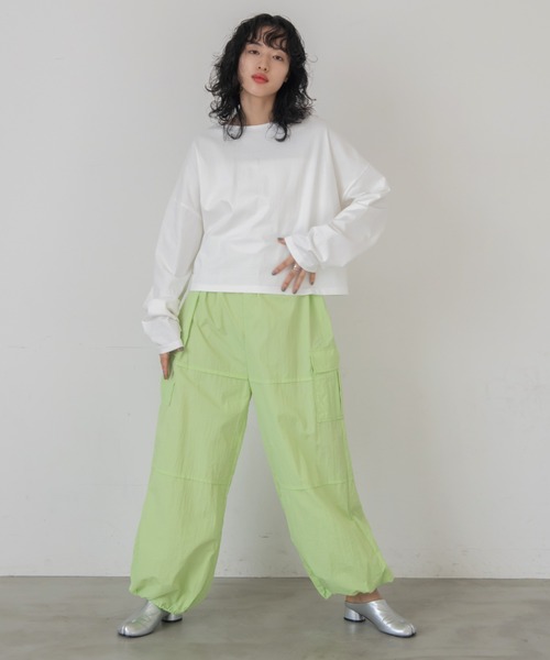 VACANCY（ヴァカンシー）の「マルチウェイコルセットTシャツ（Tシャツ/カットソー・レディース・ホワイト/ブラック/ブルー・FREE）」の14枚目の写真