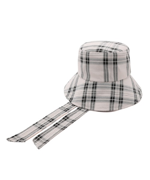 VIS(ビス)の「リボン付きツバ広バケットハット(ハット・レディース・ホワイト系その他/ブラック/その他・FREE)」の17枚目の写真