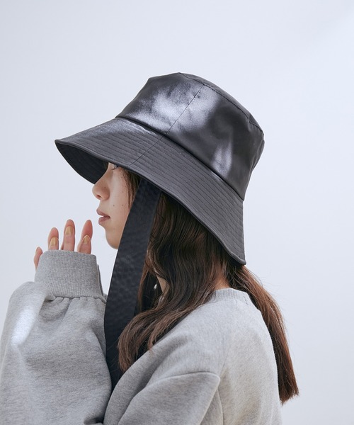 VIS(ビス)の「リボン付きツバ広バケットハット(ハット・レディース・ホワイト系その他/ブラック/その他・FREE)」の7枚目の写真