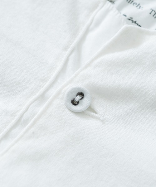 quadro(クオドロ)の「40/2CM天竺ヘンリーネックプルオーバー(Tシャツ/カットソー・レディース・ブルーグレー/ダークネイビー/オフホワイト/グレー・FREE)」の13枚目の写真