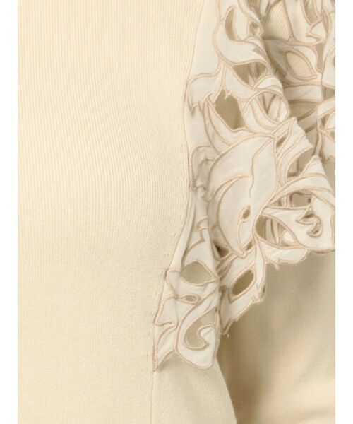 LAGUNAMOON（ラグナムーン）の「フリルエンブロイダリーニットプルオーバー（ニット/セーター・レディース・ブラック/アイボリー/ブルー・FREE）」の10枚目の写真