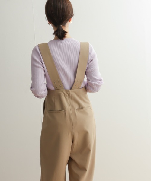 URBAN RESEARCH DOORS（アーバンリサーチドアーズ）の「TRハイウエストサロペット（サロペット/オーバーオール・レディース・ベージュ/ネイビー・SMALL/MEDIUM）」の10枚目の写真