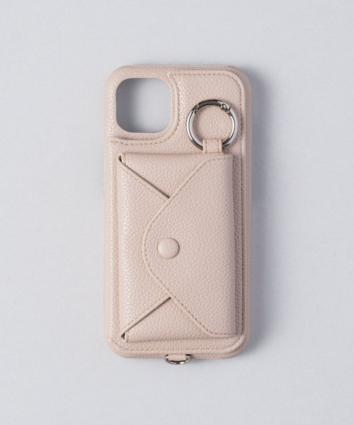 ensemble(皮革ブランド)（アンサンブル）の「ensemble PORTEⅢ 鏡 コインケース&カードケース付きiPhoneケース (ベルト無し)（スマホケース/カバー・レディース・ライトグレー/グレー/ブラック/カーキ/ベージュ/ブラウン/ホワイト・1/3/7/8/5/6/12/10/13）」の6枚目の写真