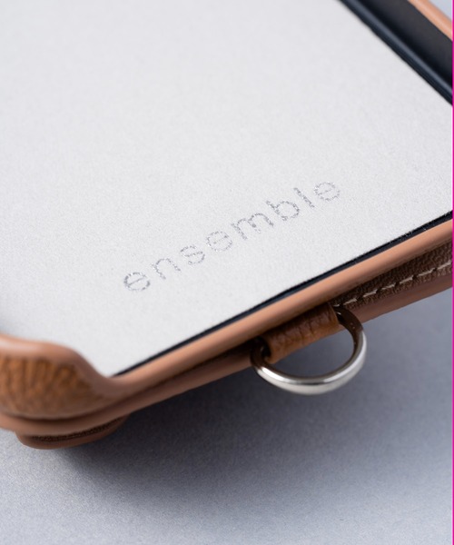 ensemble(皮革ブランド)（アンサンブル）の「ensemble PORTEⅢ 鏡 コインケース&カードケース付きiPhoneケース (ベルト無し)（スマホケース/カバー・レディース・ライトグレー/グレー/ブラック/カーキ/ベージュ/ブラウン/ホワイト・1/3/7/8/5/6/12/10/13）」の9枚目の写真