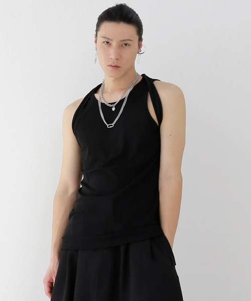 minsobi（ミンソビ）の「ハートチェーン二連ネックレス（ネックレス・メンズ・シルバー・FREE）」の4枚目の写真