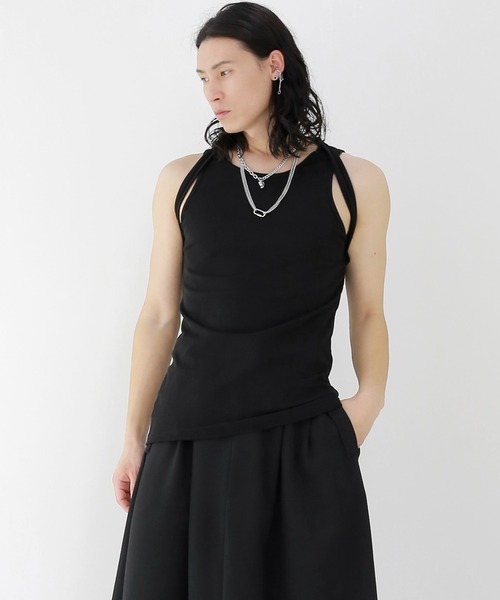 minsobi（ミンソビ）の「ハートチェーン二連ネックレス（ネックレス・メンズ・シルバー・FREE）」の6枚目の写真